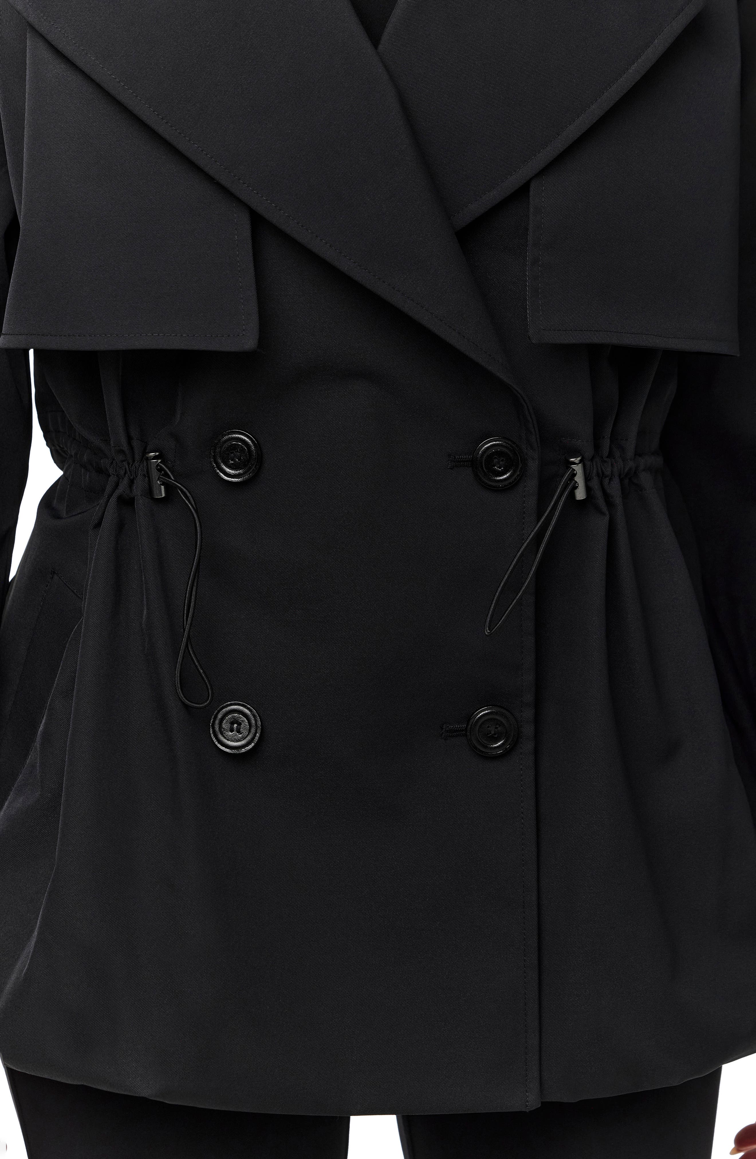 Naked Wardrobe Nylon Bubble Trench Coat (Women) | Nordstrom