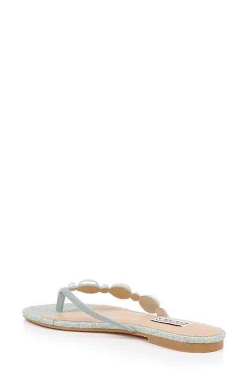 Shop Badgley Mischka Collection Dyana Flip Flop In Seaglass