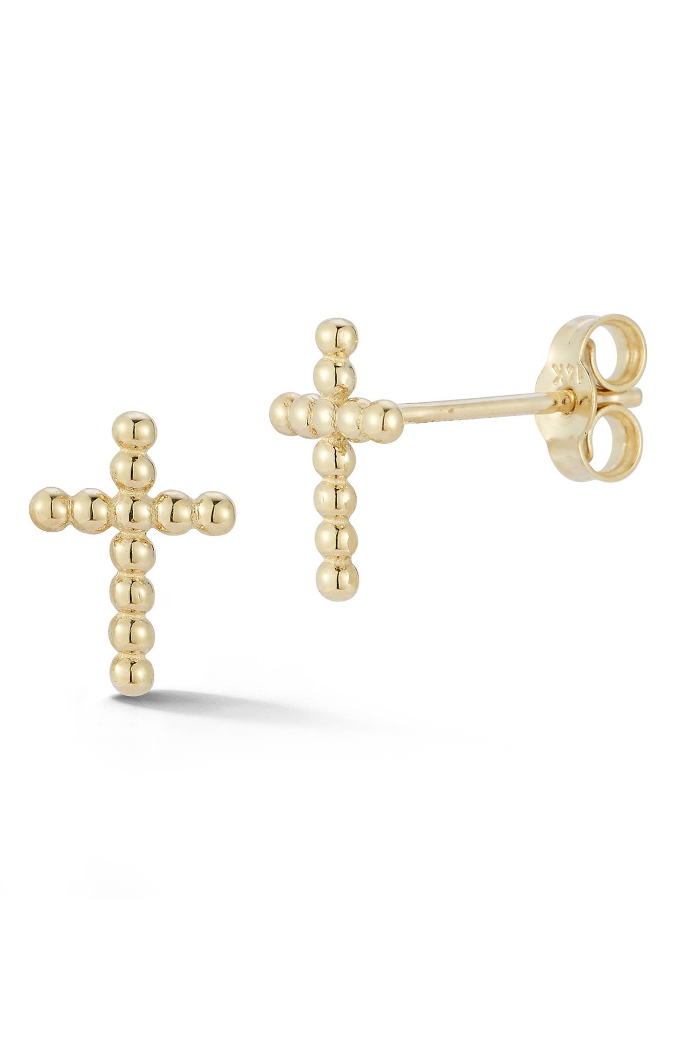 Ember Fine Jewelry Cross Stud Earrings