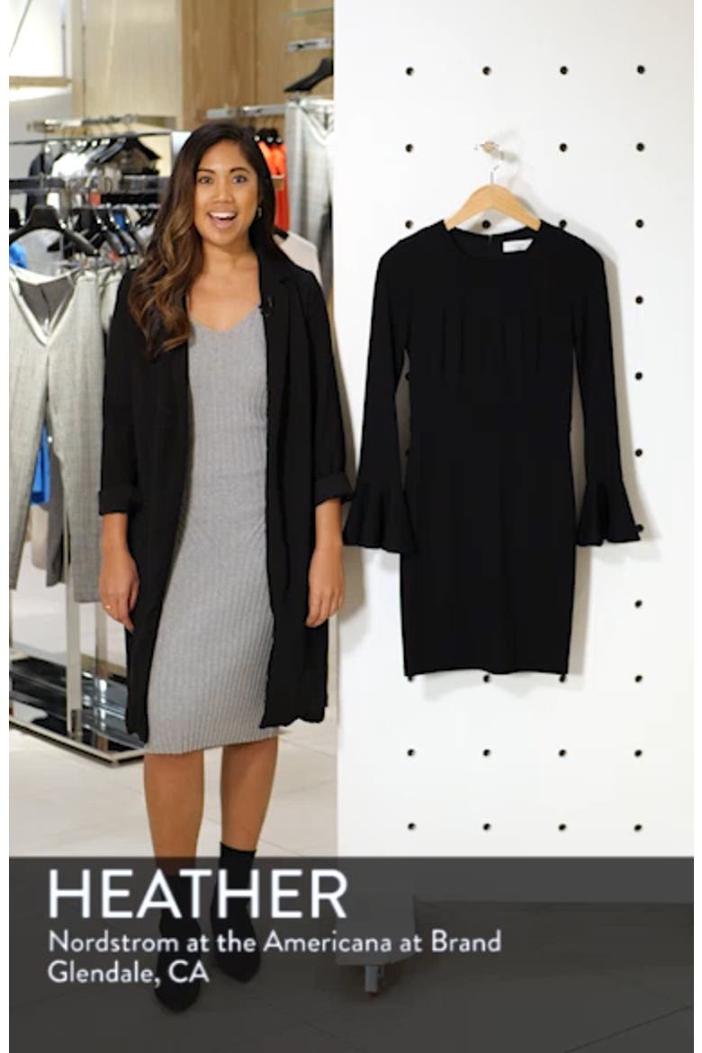 Pavillion Bell Cuff Sheath Dress video