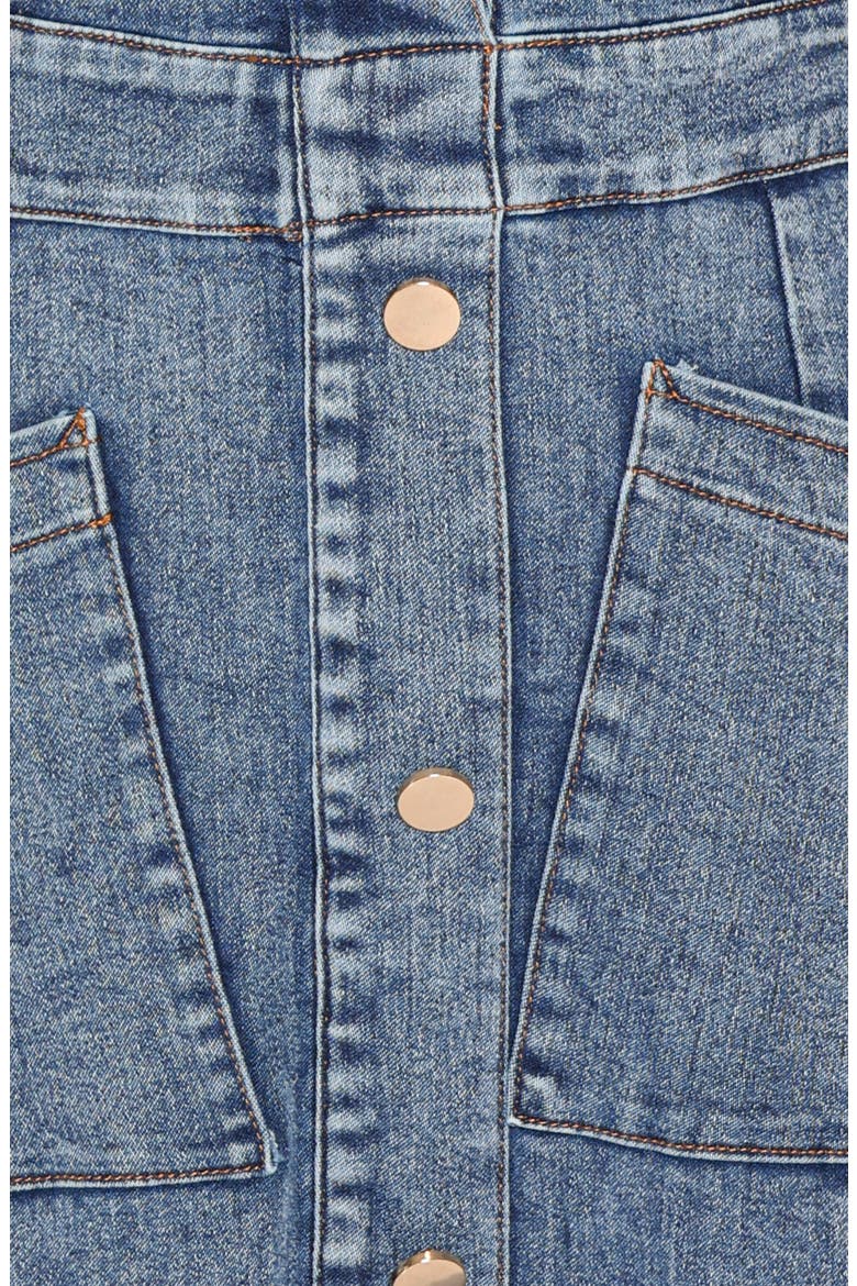 Jye Sleeveless Denim Maxi Dress, Alternate, color, MED DENIM