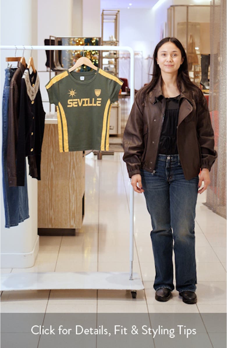 Seville Cotton Graphic Baby Tee, sales video thumbnail