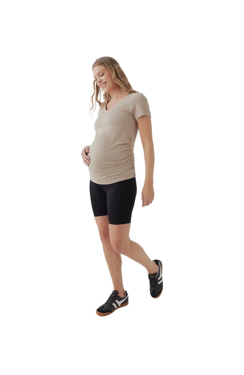 Pact Maternity On the Go-To Bike Short Made with Organic Cotton, Alternate, color, 