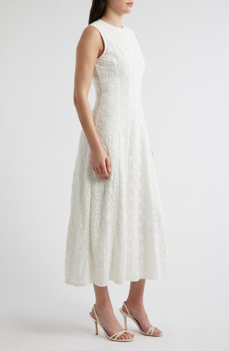 Hill House Home Leanne Paneled Lace Maxi Dress, Alternate, color, White