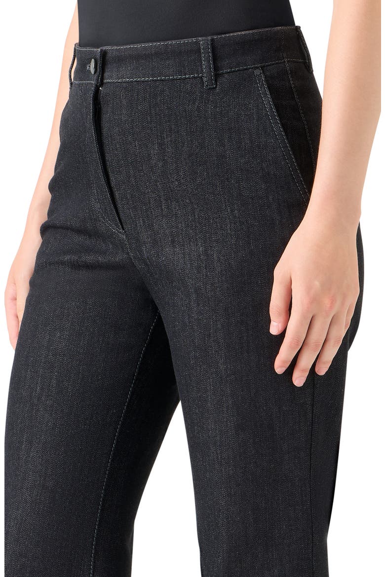 Ankle Flare Jeans, Alternate, color, BLACK DENIM