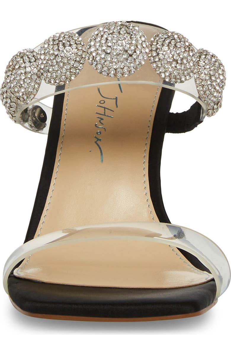 Betsey Johnson Troy Crystal Wedge Sandal, Alternate, color,