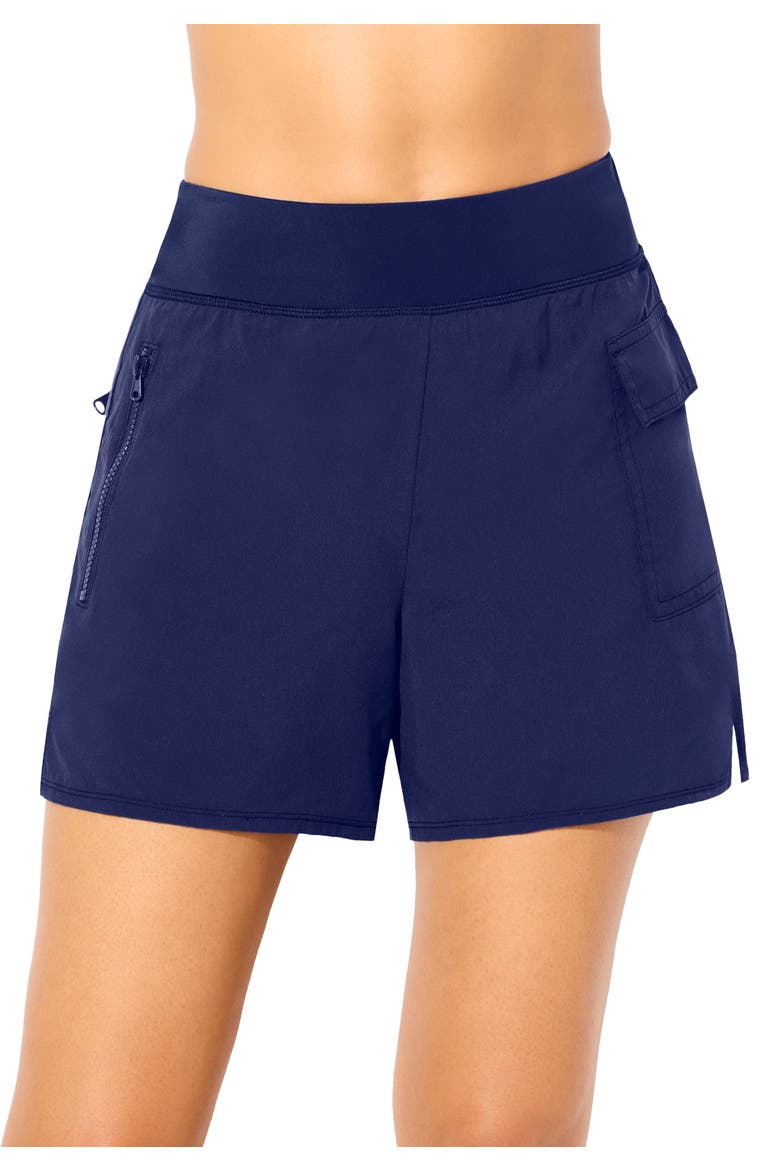 Lightweight Quick Dry Cargo Swim Short, Main, color, Navy