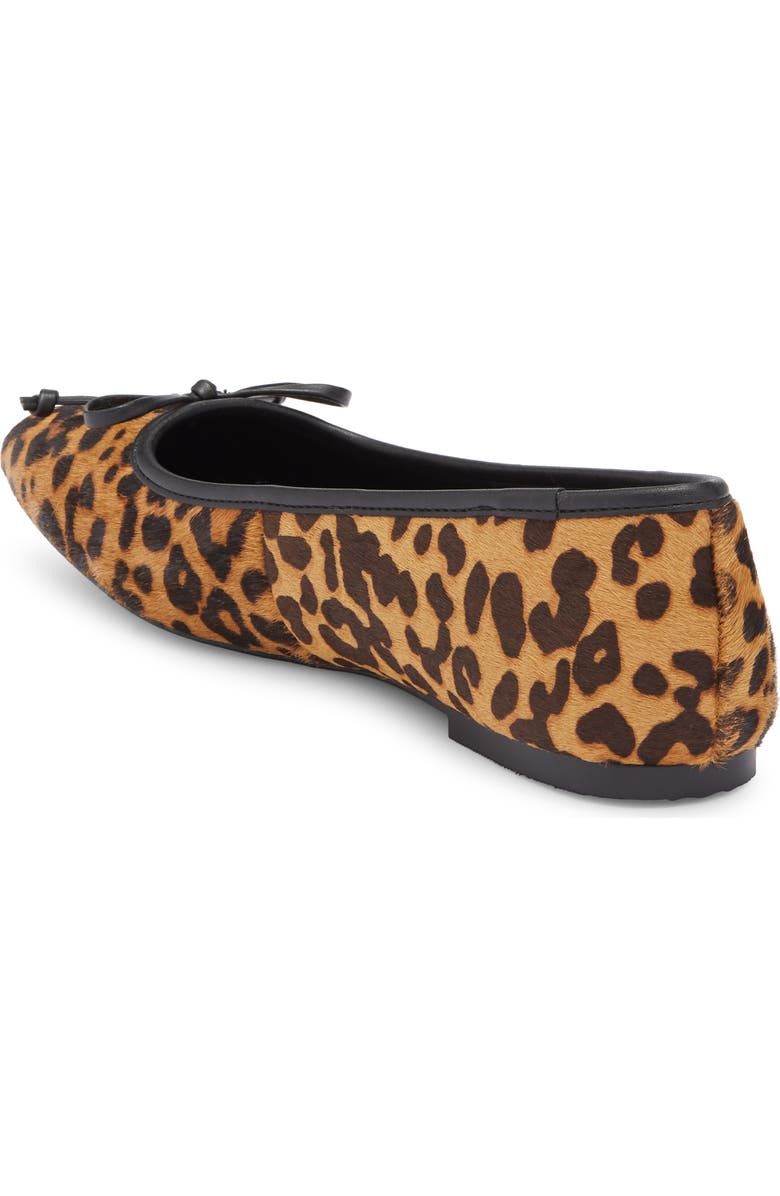 Steve Madden Malinda Genuine Cow Hair Ballet Flat, Alternate, color, Leopard