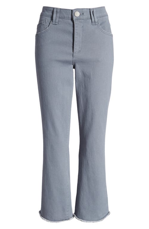 Wit & Wisdom Tatum 'ab'solution Frayed High Waist Ankle Flare Jeans In Blue