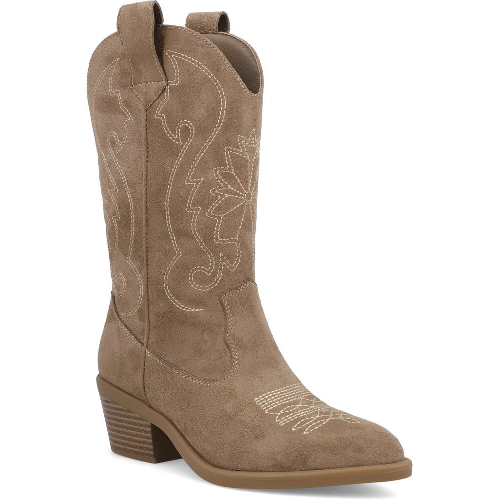 Mia Faylinn Western Boot In Brown