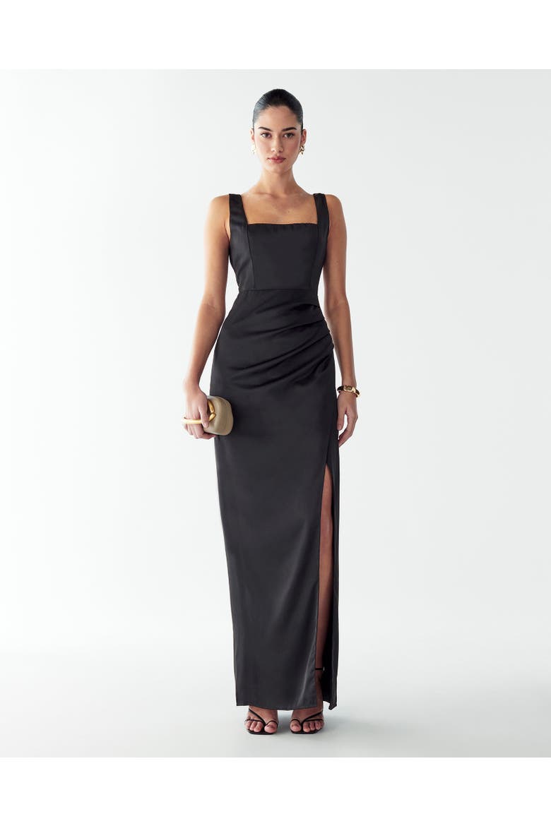 Detroit Maxi Dress, Main, color, Black