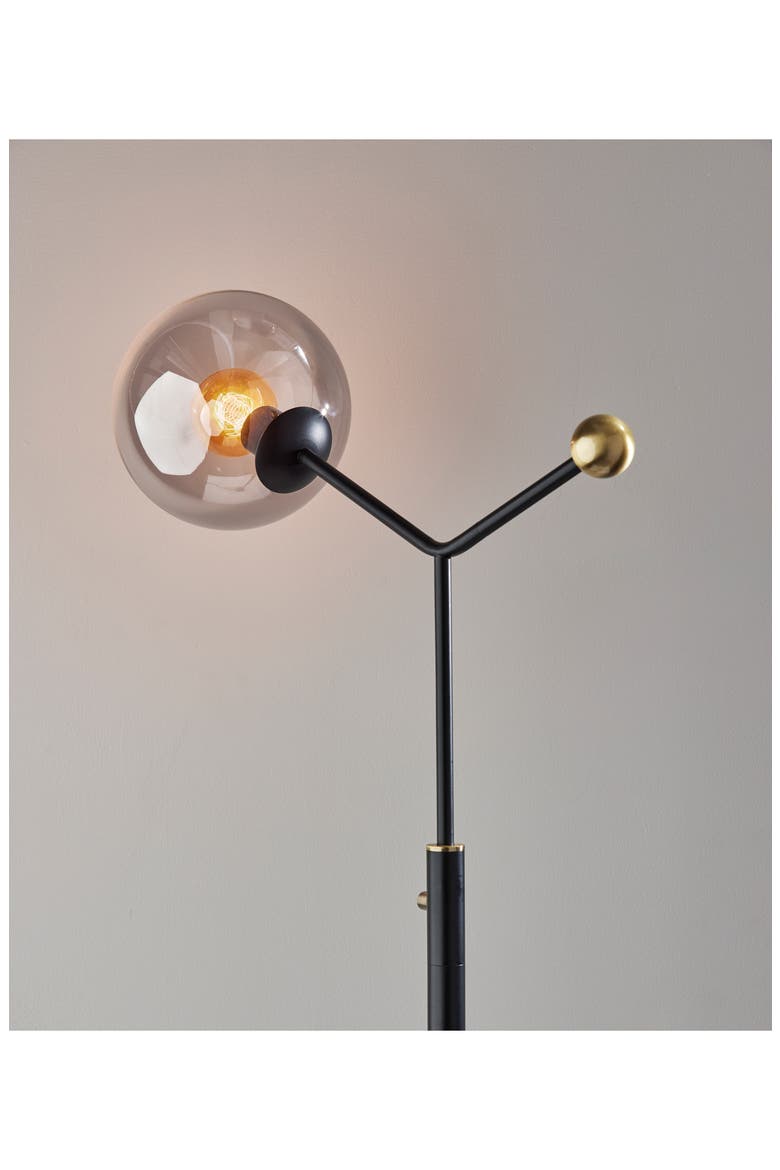 Dusk Floor Lamp, Alternate, color, BLACK