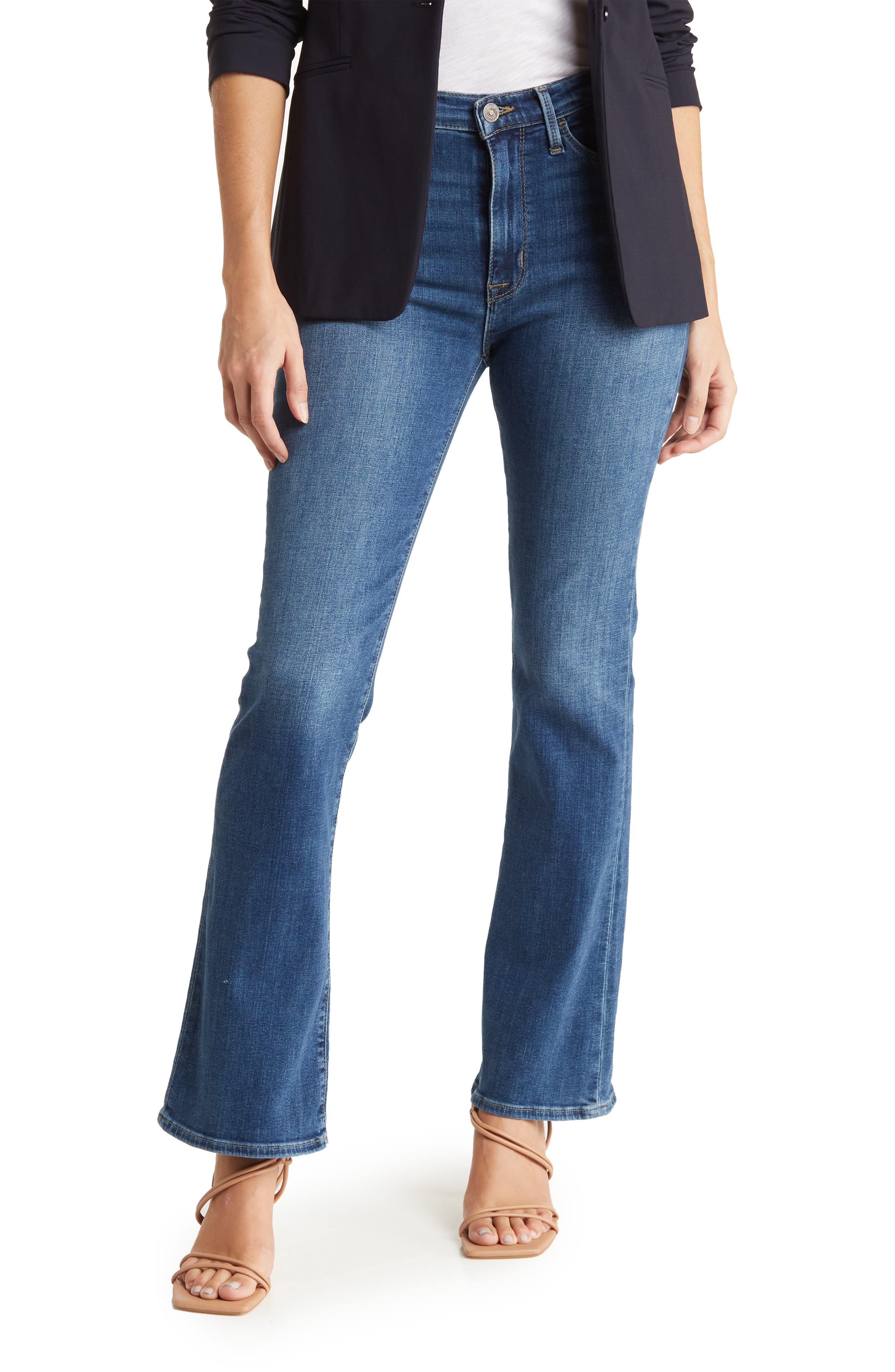 Hudson Women's Jeans Skinny High-Rise Blair Stretch Blue Size 25