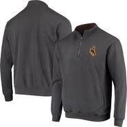COLOSSEUM Men's Colosseum Charcoal Wyoming Cowboys Tortugas Logo Quarter-Zip Jacket