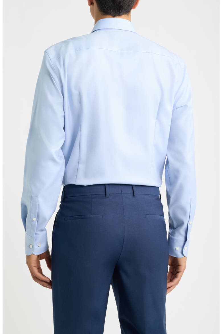 Hank Trim Fit Cotton Shirt, Alternate, color, LIGHT/ PASTEL BLUE