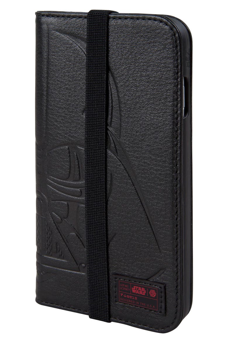 Darth Vader iPhone 6/6s/7/8 Wallet Case, Main, color, BLACK