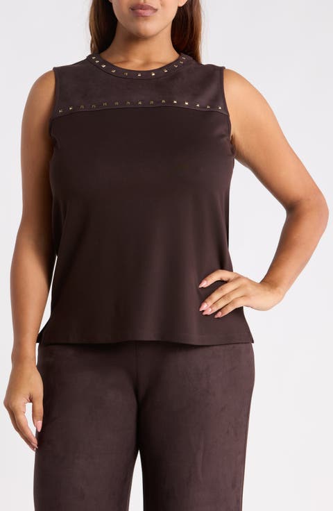 Studded Shell Top