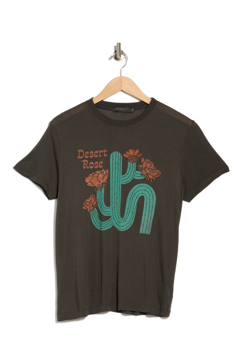 Desert Rose Graphic T-Shirt, Alternate, color, VINTAGE BLACK