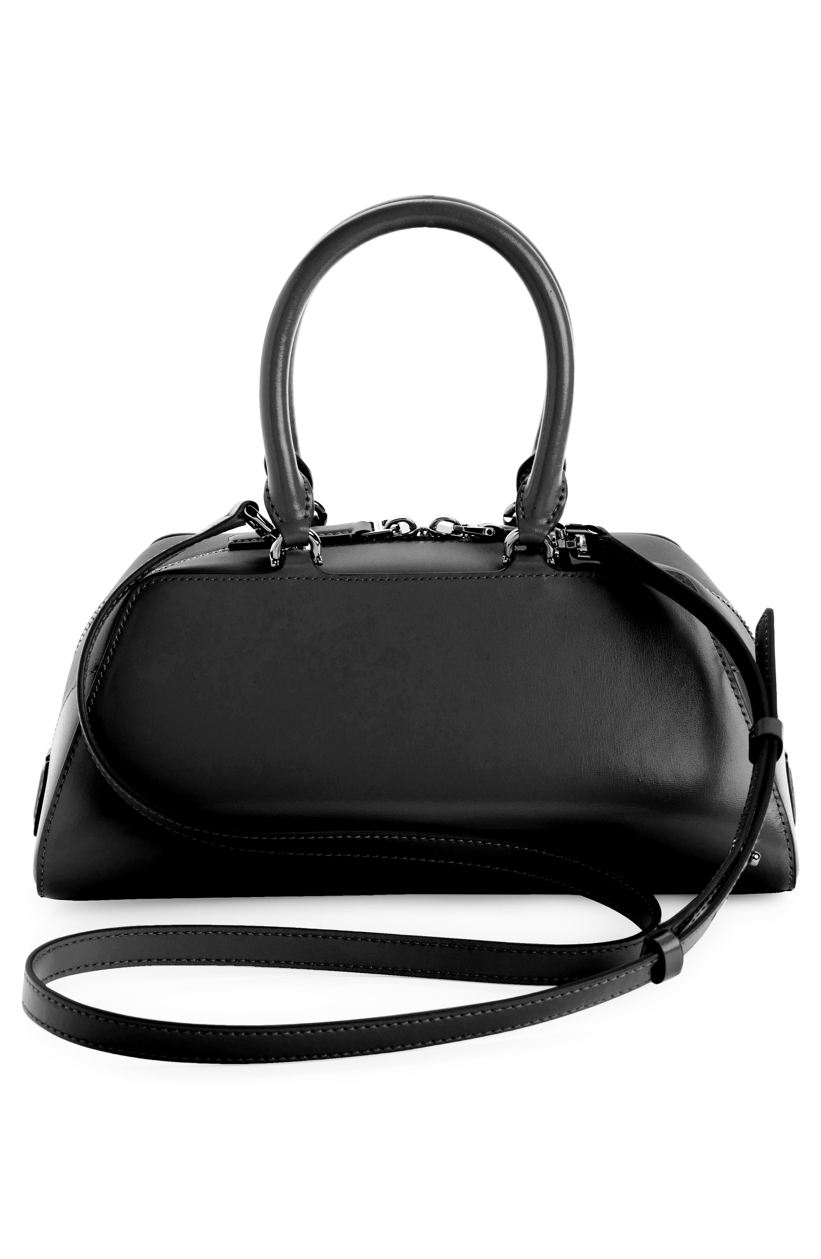 Givenchy Medium Antigona Soft Leather East/West Top Handle Bag, Alternate, color, 001-Black