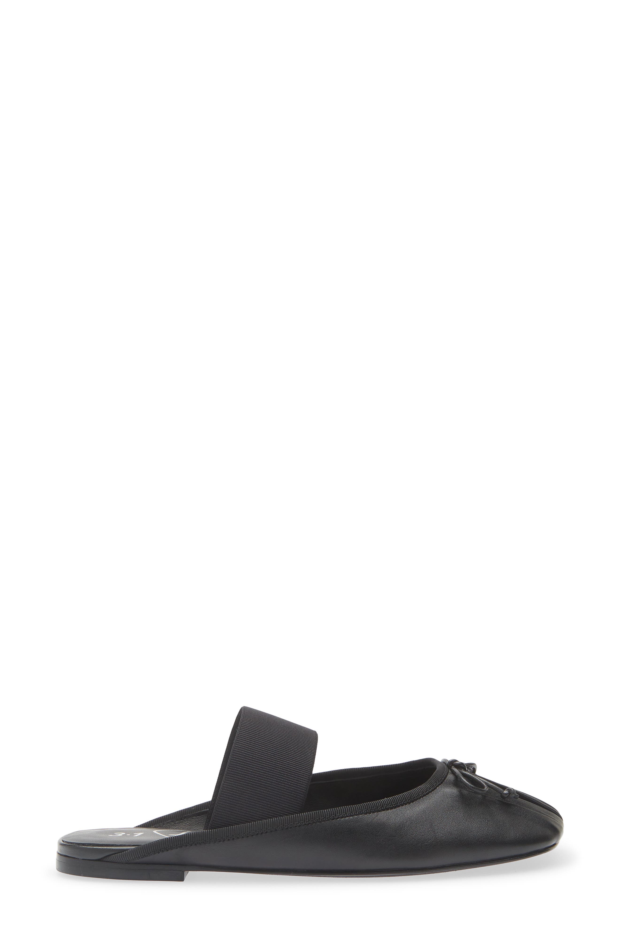 3.1 Phillip Lim Ballerina Mule, Alternate, color, Black