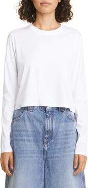LOULOU DE SAISON Masal Long Sleeve Cotton T-Shirt