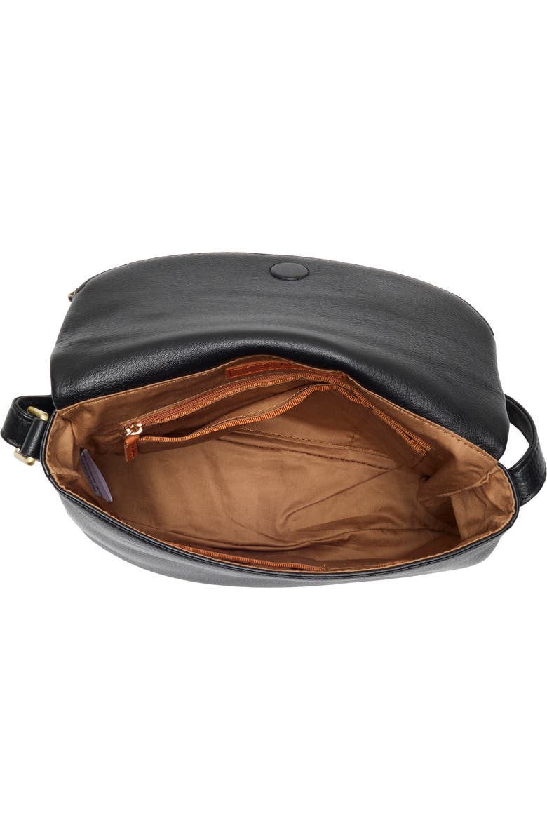 HOBO Fern Messenger Crossbody Bag, Alternate, color, Black