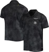 THE WILD COLLECTIVE Men's The Wild Collective Black Portland Timbers Abstract Cloud Button-Up Shirt