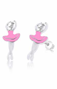 Chanteur Kids' Ballerina Stud Earrings