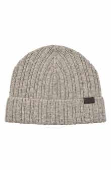 Hickey Freeman Cashmere Marbled Rib Knit Beanie