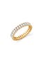  18Kt Yellow Gold / Clear Stone