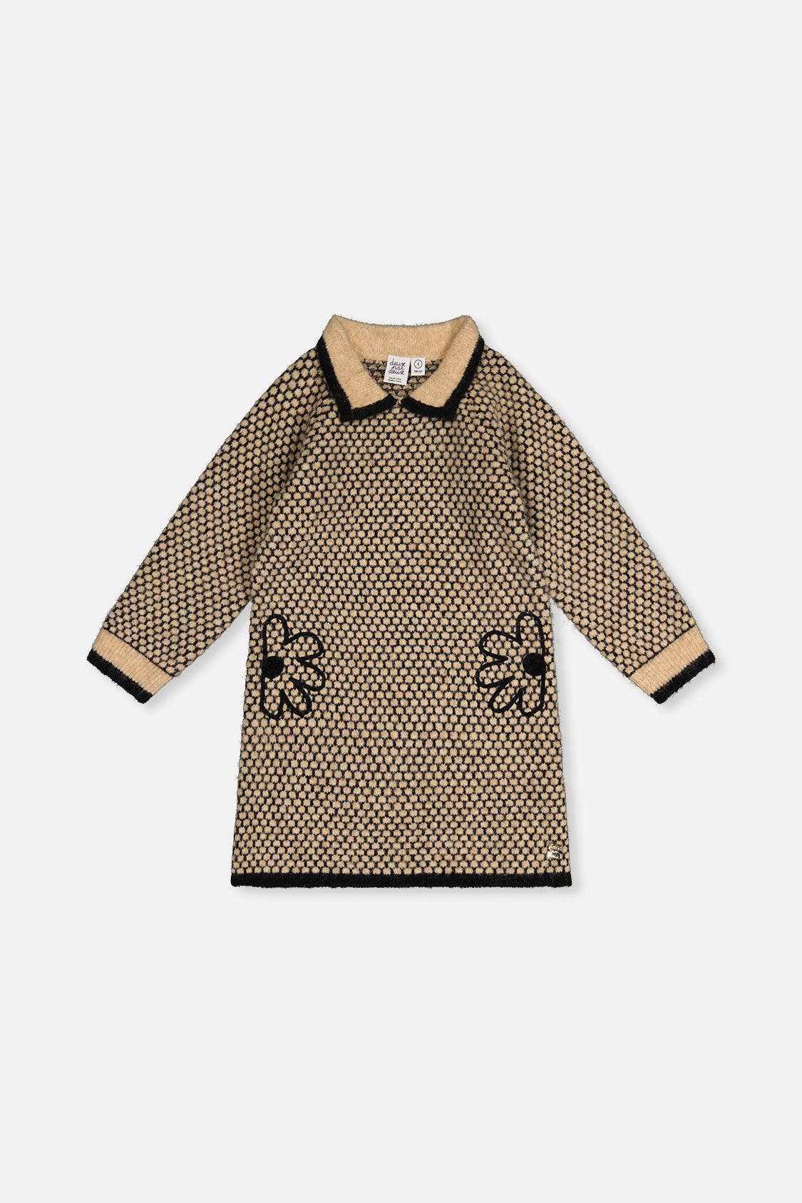 selected Beige and Black
