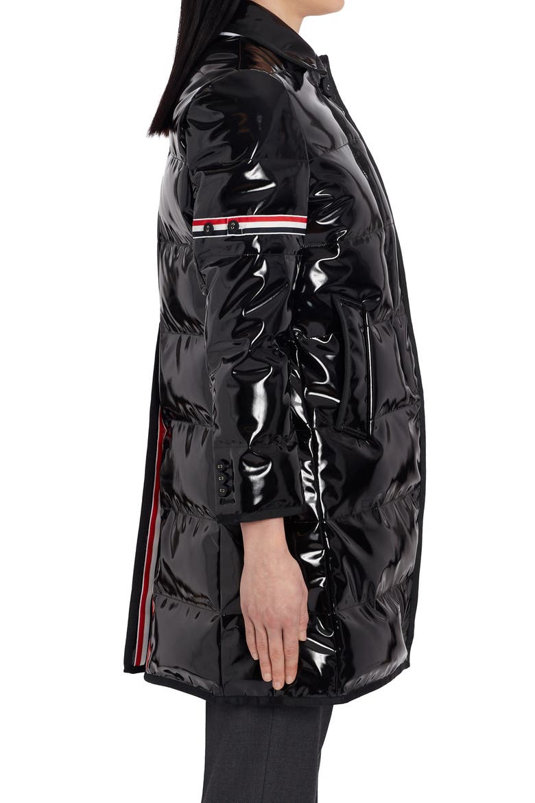 Chesterfield Down Puffer Overcoat, Alternate, color, BLACK 001