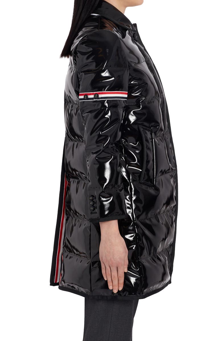 Thom Browne Chesterfield Down Puffer Overcoat, Alternate, color,