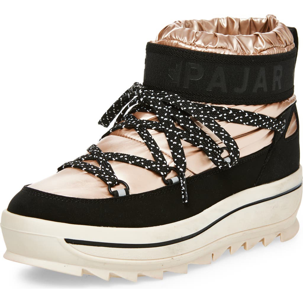 Pajar Galaxy Mini Waterproof Platform Ankle Bootie In Neutral