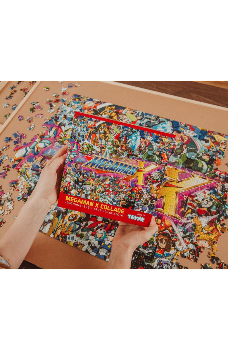 Toynk Mega Man Collage 1000 Piece Jigsaw Puzzle, Alternate, color, Multi-Color