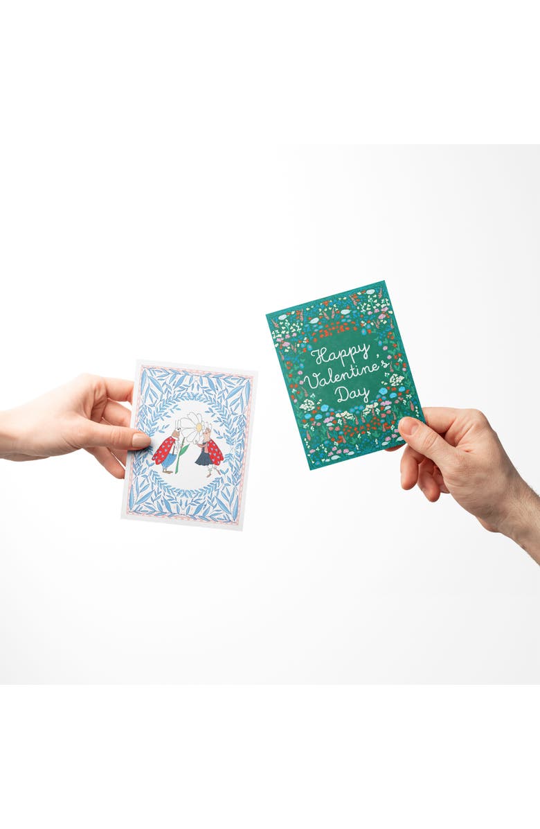 Ramus 
Co Valentine
s Day Friendship Greeting Card Pack Sets, 
Love Bugs, Garden Valentine, Floral Heart
, Alternate, color, Multi-Pack