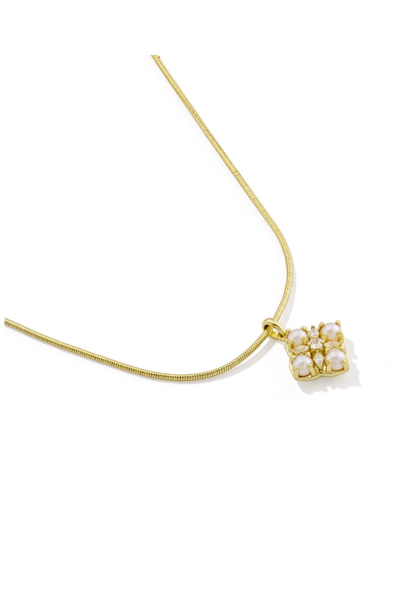 Dira Cultured Freshwater Pearl pendant Necklace, Alternate, color, GOLD FRESHWATER PEARL