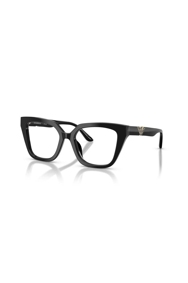 52mm Cat Eye optical glasses, Main, color, Black