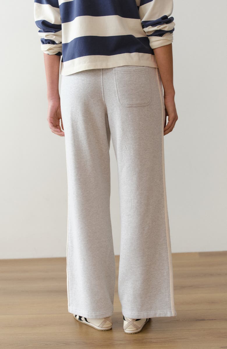 Marine Layer Cloud 9 Fleece Track Pants, Alternate, color, Heather Grey