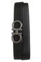 Double Gancio Leather Belt