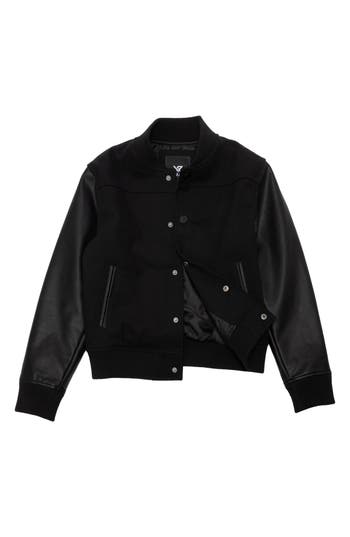 X-ray Xray Kids' Varsity Bomber Jacket In Black