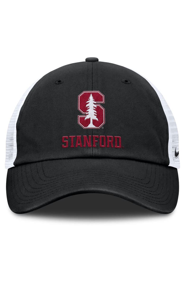 Nike Men's Nike Black Stanford Cardinal Club Trucker Adjustable Hat, Alternate, color,