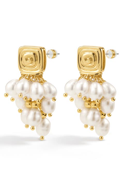 The Seychelles Imitation Pearl Statement Earrings