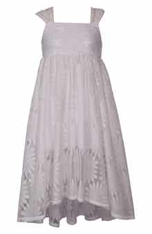 Iris & Ivy Kids' Floral Burnout Maxi Party Dress