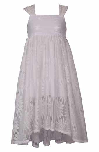 Iris & Ivy Kids' Floral Burnout Maxi Party Dress
