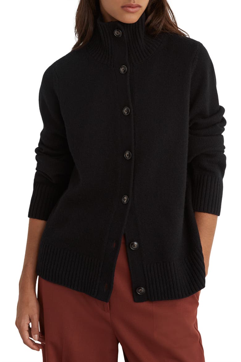 Charly Wool & Cashmere Jacket, Alternate, color, BLACK