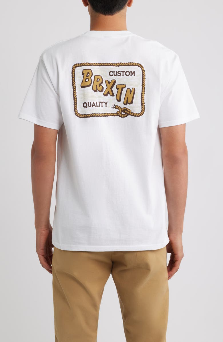 Brixton Emery Graphic T-Shirt, Alternate, color, White