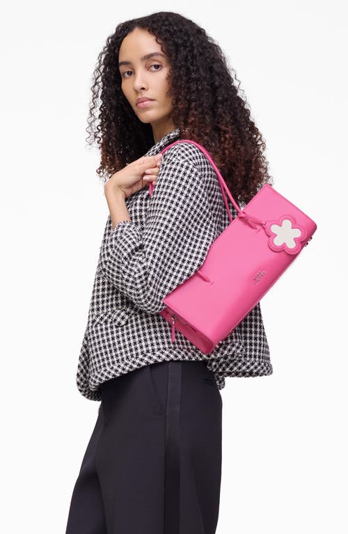 Marc Jacobs The Mirror Leather Satchel In Pink