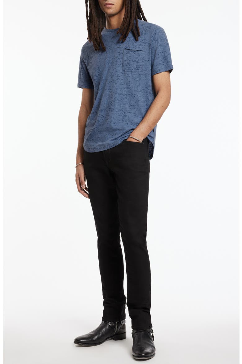 Cooper Slub Cotton Crewneck T-Shirt, Alternate, color, DUTCH BLUE