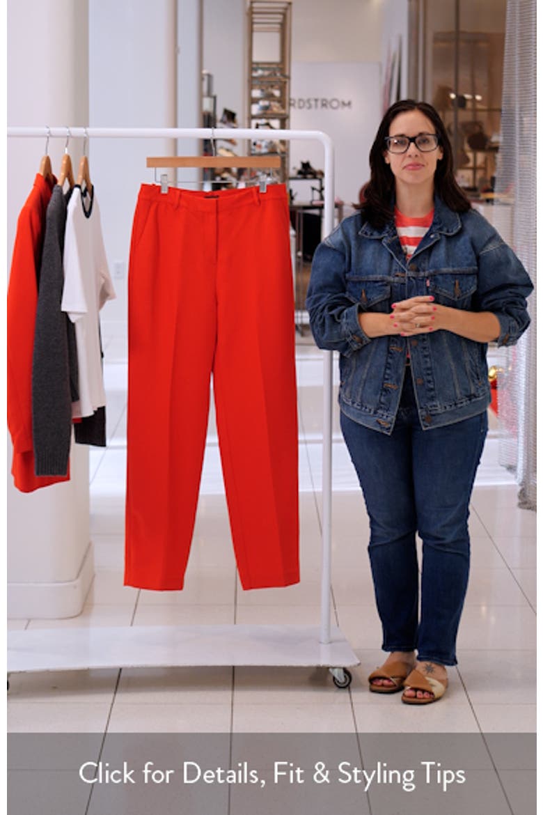High Waist Straight Leg Pants video